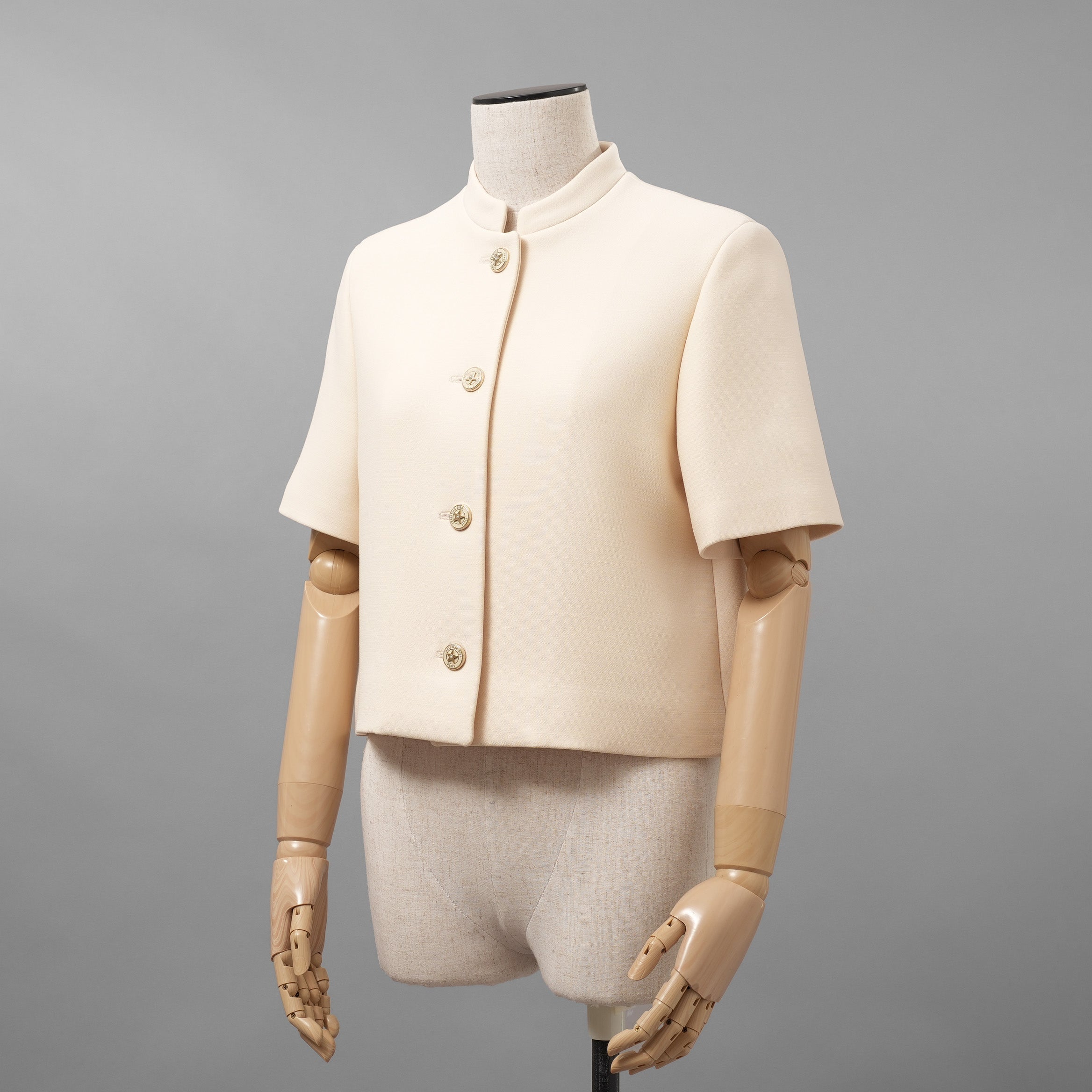 Christiab DIor クリスチャンディオール / 美品 23SS Wool Evening Jacket ショート ジャケット / 321V31A1162 / size 40 (NATURAL)  レディース