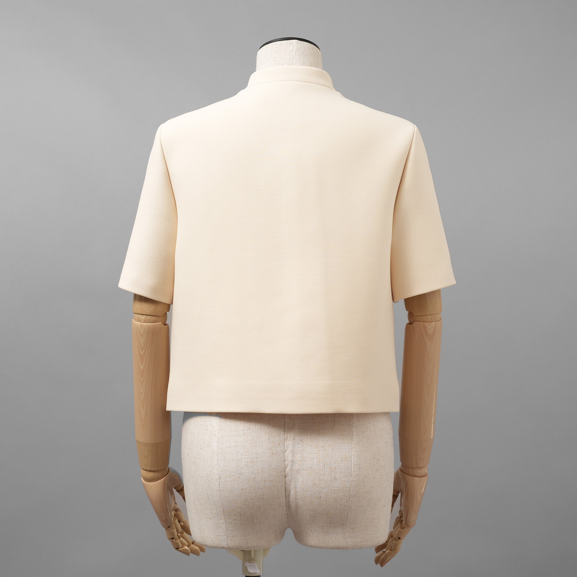 Christiab DIor クリスチャンディオール / 美品 23SS Wool Evening Jacket ショート ジャケット / 321V31A1162 / size 40 (NATURAL)  レディース