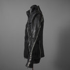 incarnation インカネーション / 22SS 美品 HORSE LEATHER HIGH NECK ZIP BLOUSON W ELASTIC LINED /size S (BLACK)