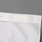 IRENISA イレニサ / 24SS FRONT PANEL SHIRT WITH LEATHER TAB 長袖シャツ / IH-24SS-B027-IM / size 3 (WHITE)