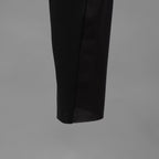 DEVOA デヴォア / 美品 24SS Slim pants water repellent polyester 4WAY ストレッチ 撥水 スリム パンツ / PTE-TBKS / size 2 (BLACK)