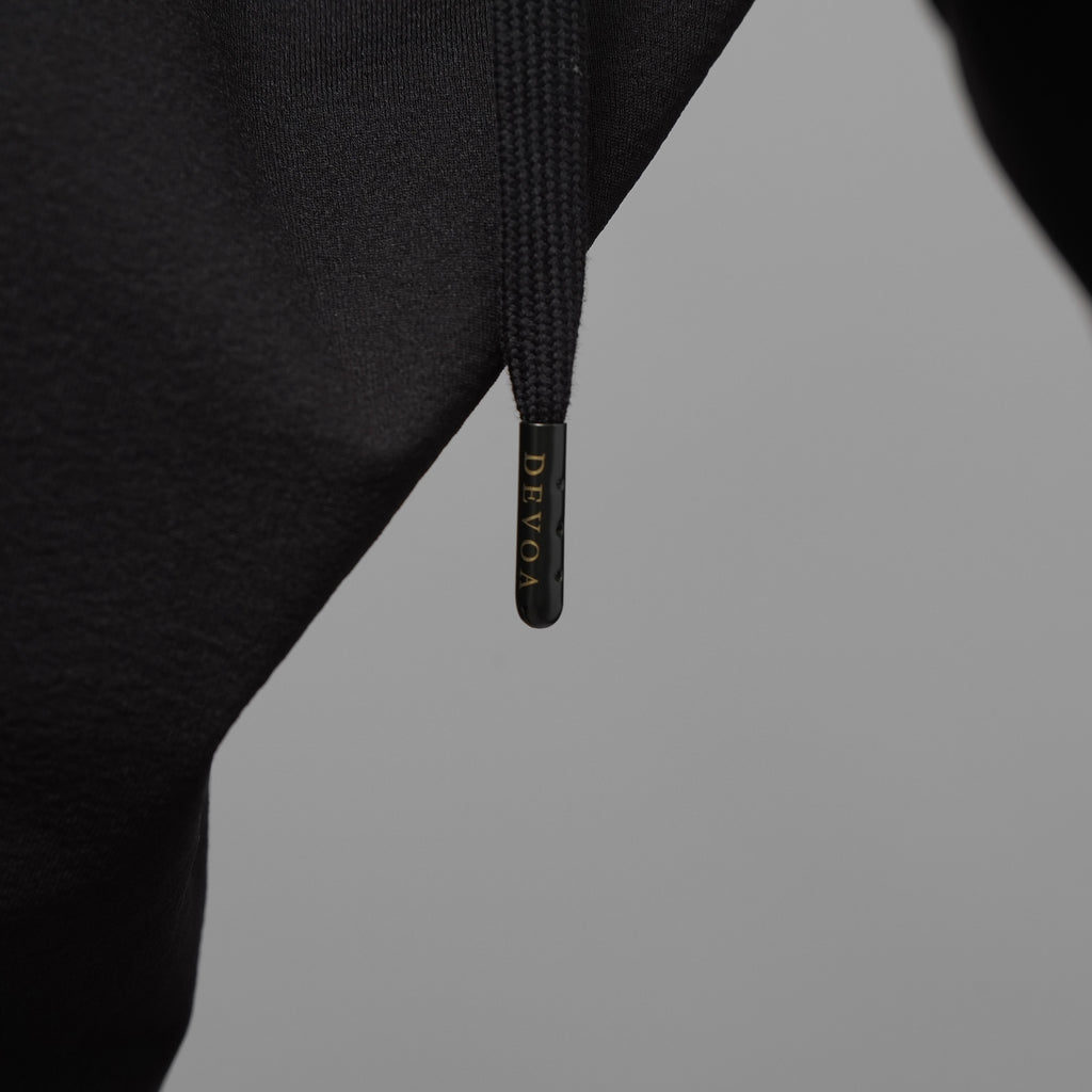 DEVOA デヴォア / 美品 24SS Slim pants water repellent polyester 4WAY ストレッチ 撥水 スリム パンツ / PTE-TBKS / size 2 (BLACK)