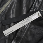 incarnation インカネーション / 22SS 美品 HORSE LEATHER HIGH NECK ZIP BLOUSON W ELASTIC LINED /size S (BLACK)