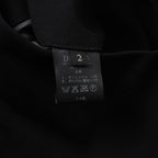 DEVOA デヴォア / 美品 24SS Slim pants water repellent polyester 4WAY ストレッチ 撥水 スリム パンツ / PTE-TBKS / size 2 (BLACK)