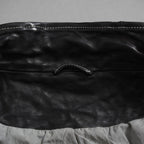 incarnation インカネーション / 22SS 美品 HORSE LEATHER HIGH NECK ZIP BLOUSON W ELASTIC LINED /size S (BLACK)