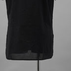 Y's ワイズ / 21SS レイヤード 半袖 ミリタリーシャツ 半袖シャツ / YD-B05-004 / size 3　（BLACK)