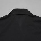 Y's ワイズ / 21SS レイヤード 半袖 ミリタリーシャツ 半袖シャツ / YD-B05-004 / size 3　（BLACK)
