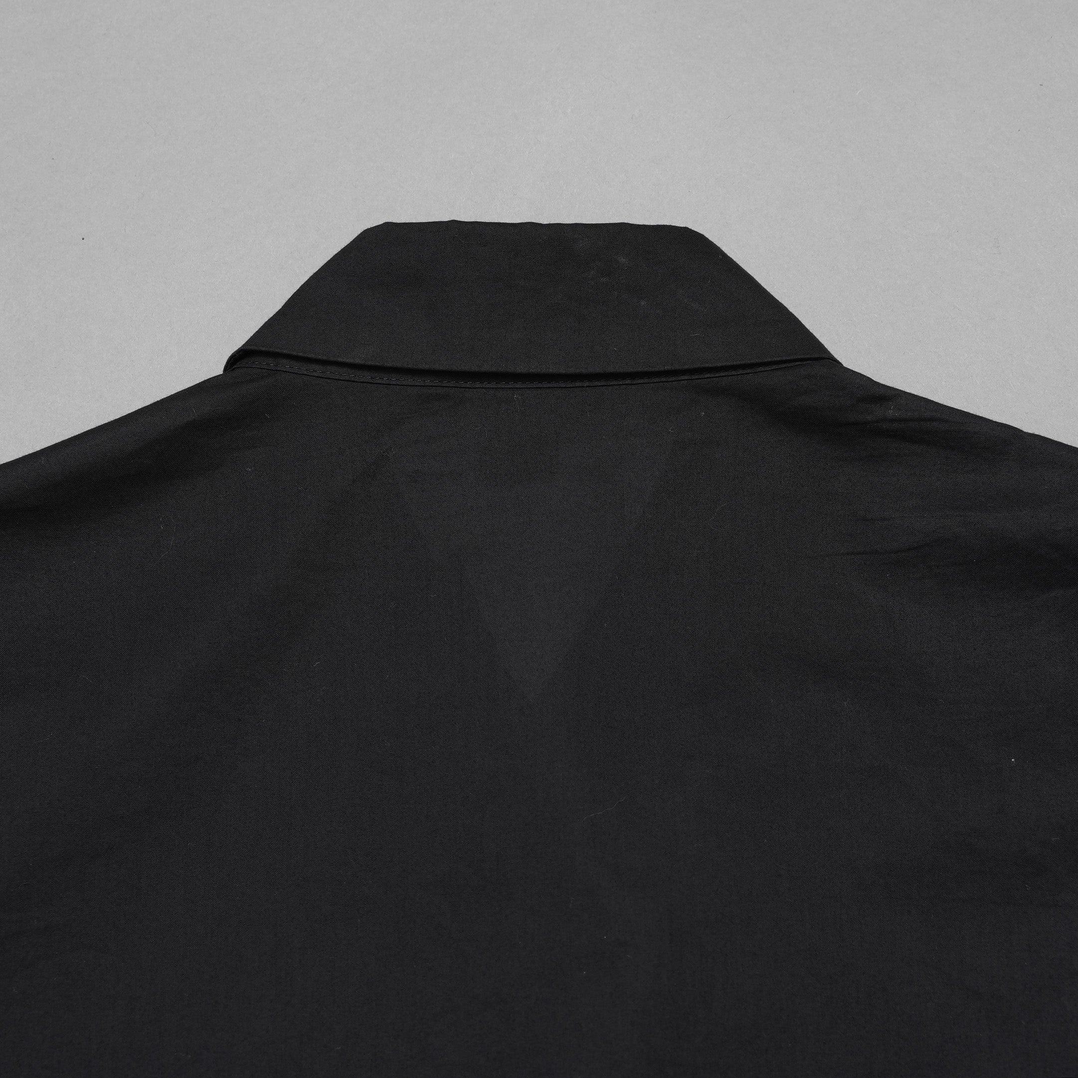 Y's ワイズ / 21SS レイヤード 半袖 ミリタリーシャツ 半袖シャツ / YD-B05-004 / size 3　（BLACK)