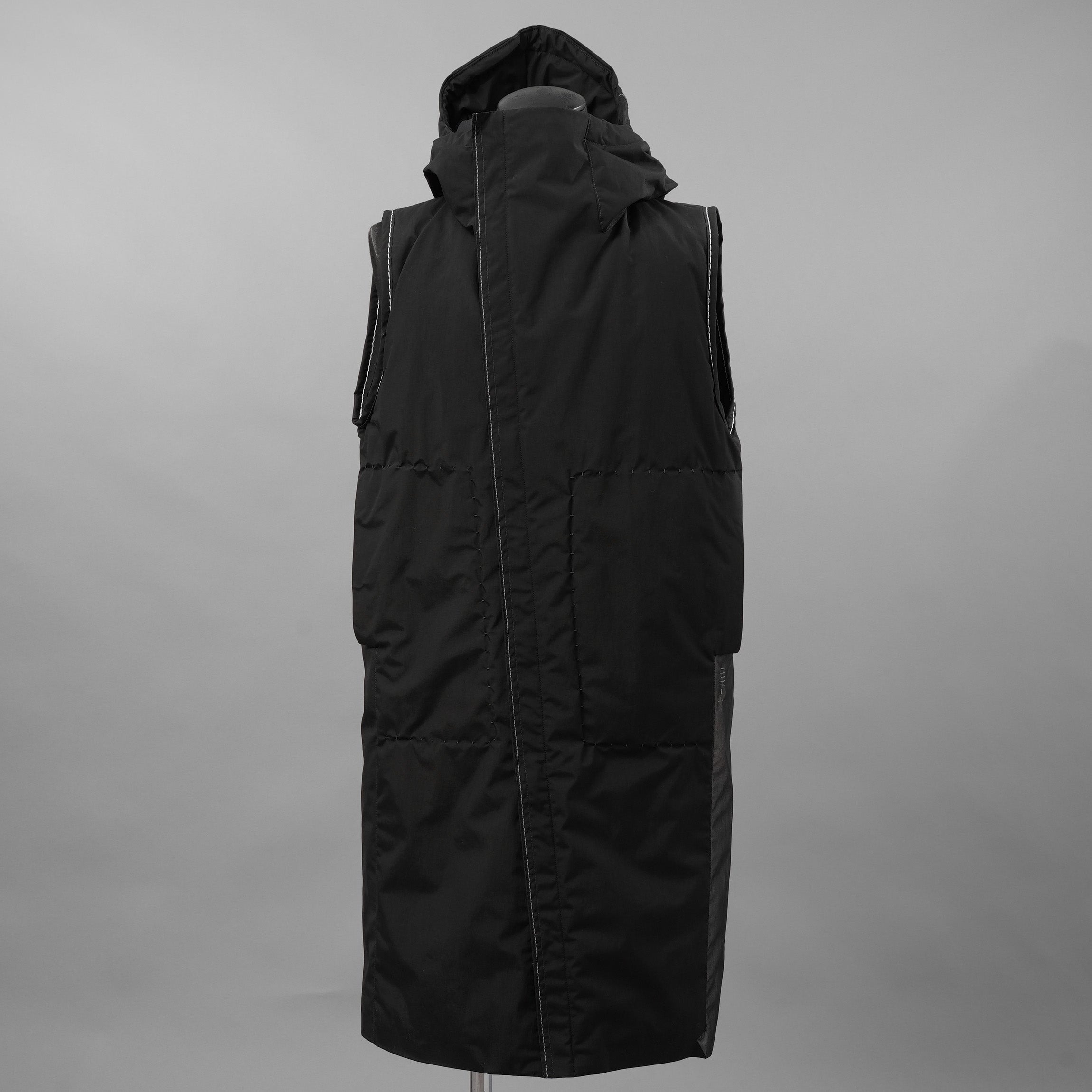 未使用品 taichi murakami タイチムラカミ / 24AW HIGHNECK VEST PRIMALOFT ハイネックベスト プリマロフト ベスト / 23261004 / size 6 (BLACK × GRAY)