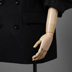 未使用 sacai サカイ / 23AW Wool Melton x Nylon Twill Jacket ウールメルトン×ナイロンツイル ジャケット / 23-06925 / size 1 (BLACK) レディース