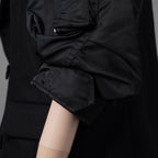 未使用 sacai サカイ / 23AW Wool Melton x Nylon Twill Jacket ウールメルトン×ナイロンツイル ジャケット / 23-06925 / size 1 (BLACK) レディース