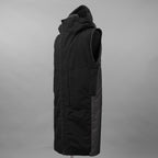 未使用品 taichi murakami タイチムラカミ / 24AW HIGHNECK LONG VEST PRIMALOFT ハイネックベスト プリマロフト ベスト / 23261004 / size 6 (BLACK × GRAY)