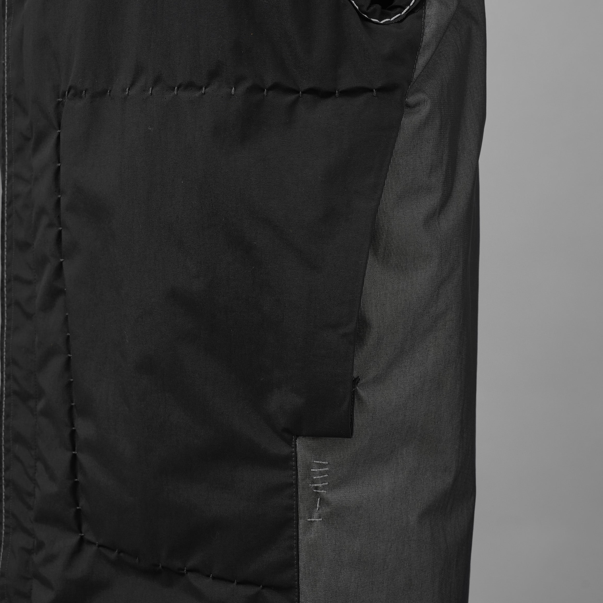 未使用品 taichi murakami タイチムラカミ / 24AW HIGHNECK LONG VEST PRIMALOFT ハイネックベスト プリマロフト ベスト / 23261004 / size 6 (BLACK × GRAY)