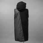 未使用品 taichi murakami タイチムラカミ / 24AW HIGHNECK LONG VEST PRIMALOFT ハイネックベスト プリマロフト ベスト / 23261004 / size 6 (BLACK × GRAY)