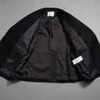 未使用 sacai サカイ / 23AW Wool Melton x Nylon Twill Jacket ウールメルトン×ナイロンツイル ジャケット / 23-06925 / size 1 (BLACK) レディース