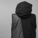 未使用品 taichi murakami タイチムラカミ / 24AW HIGHNECK LONG VEST PRIMALOFT ハイネックベスト プリマロフト ベスト / 23261004 / size 6 (BLACK × GRAY)