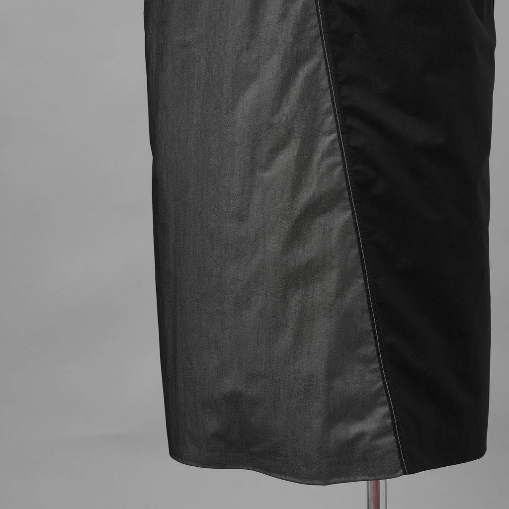 未使用品 taichi murakami タイチムラカミ / 24AW HIGHNECK LONG VEST PRIMALOFT ハイネックベスト プリマロフト ベスト / 23261004 / size 6 (BLACK × GRAY)