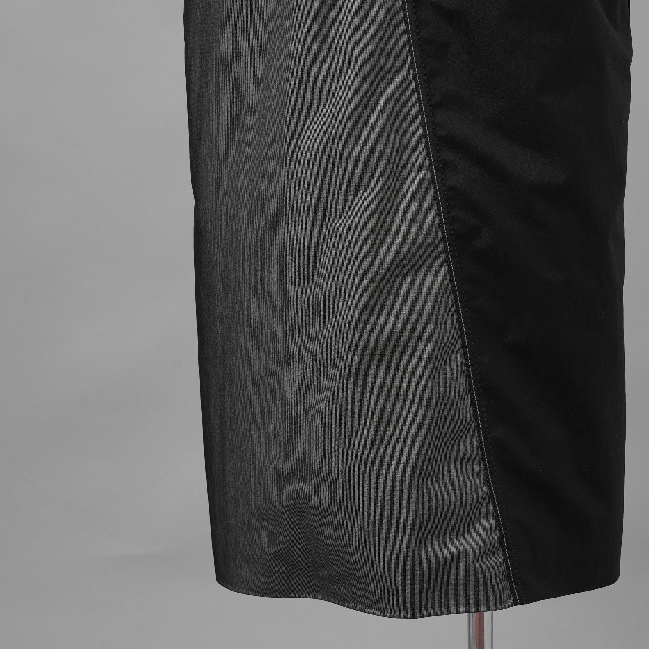 未使用品 taichi murakami タイチムラカミ / 24AW HIGHNECK LONG VEST PRIMALOFT ハイネックベスト プリマロフト ベスト / 23261004 / size 6 (BLACK × GRAY)