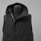 未使用品 taichi murakami タイチムラカミ / 24AW HIGHNECK LONG VEST PRIMALOFT ハイネックベスト プリマロフト ベスト / 23261004 / size 6 (BLACK × GRAY)