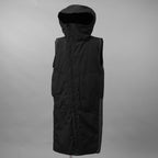 未使用品 taichi murakami タイチムラカミ / 24AW HIGHNECK LONG VEST PRIMALOFT ハイネックベスト プリマロフト ベスト / 23261004 / size 6 (BLACK × GRAY)