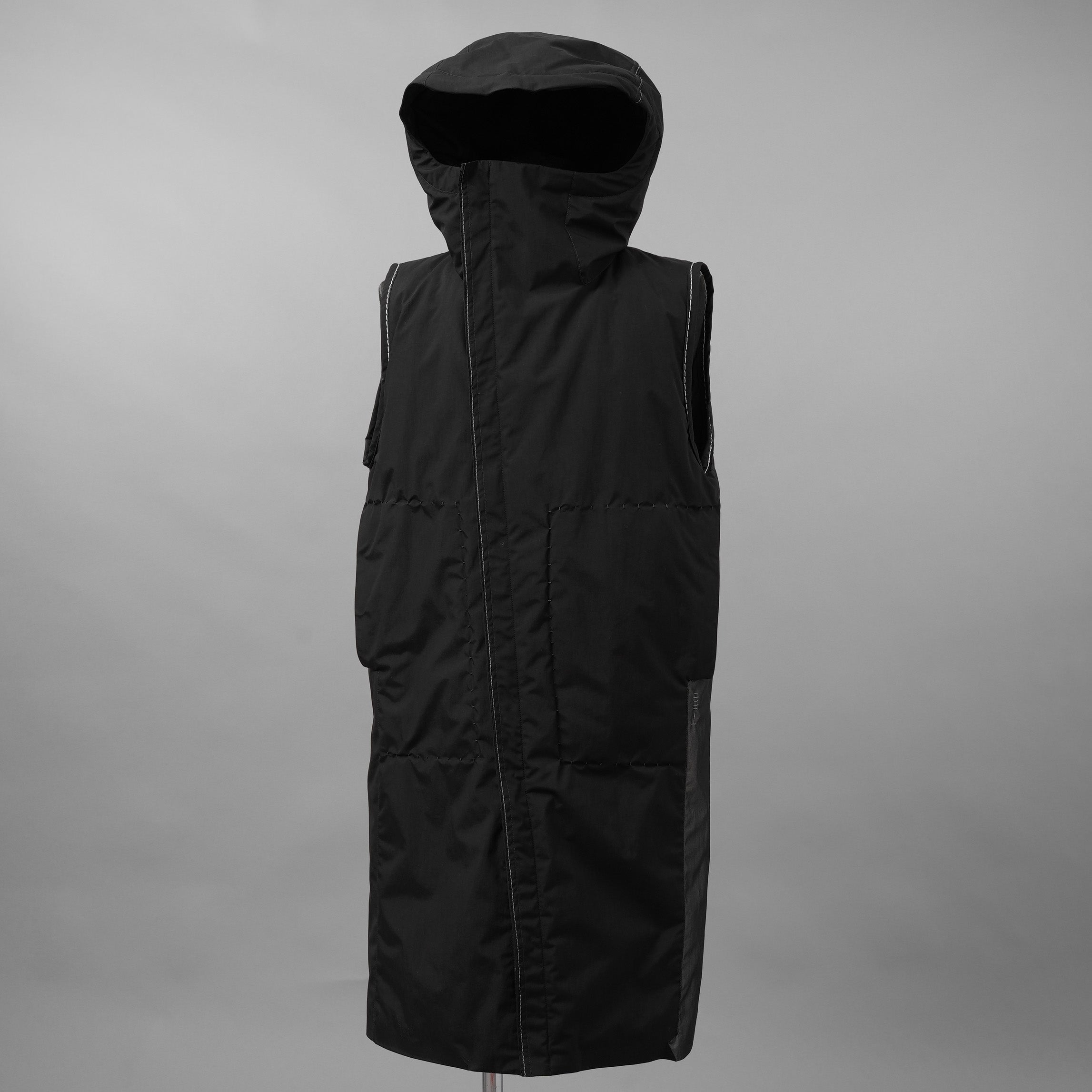 未使用品 taichi murakami タイチムラカミ / 24AW HIGHNECK VEST PRIMALOFT ハイネックベスト プリマロフト ベスト / 23261004 / size 6 (BLACK × GRAY)