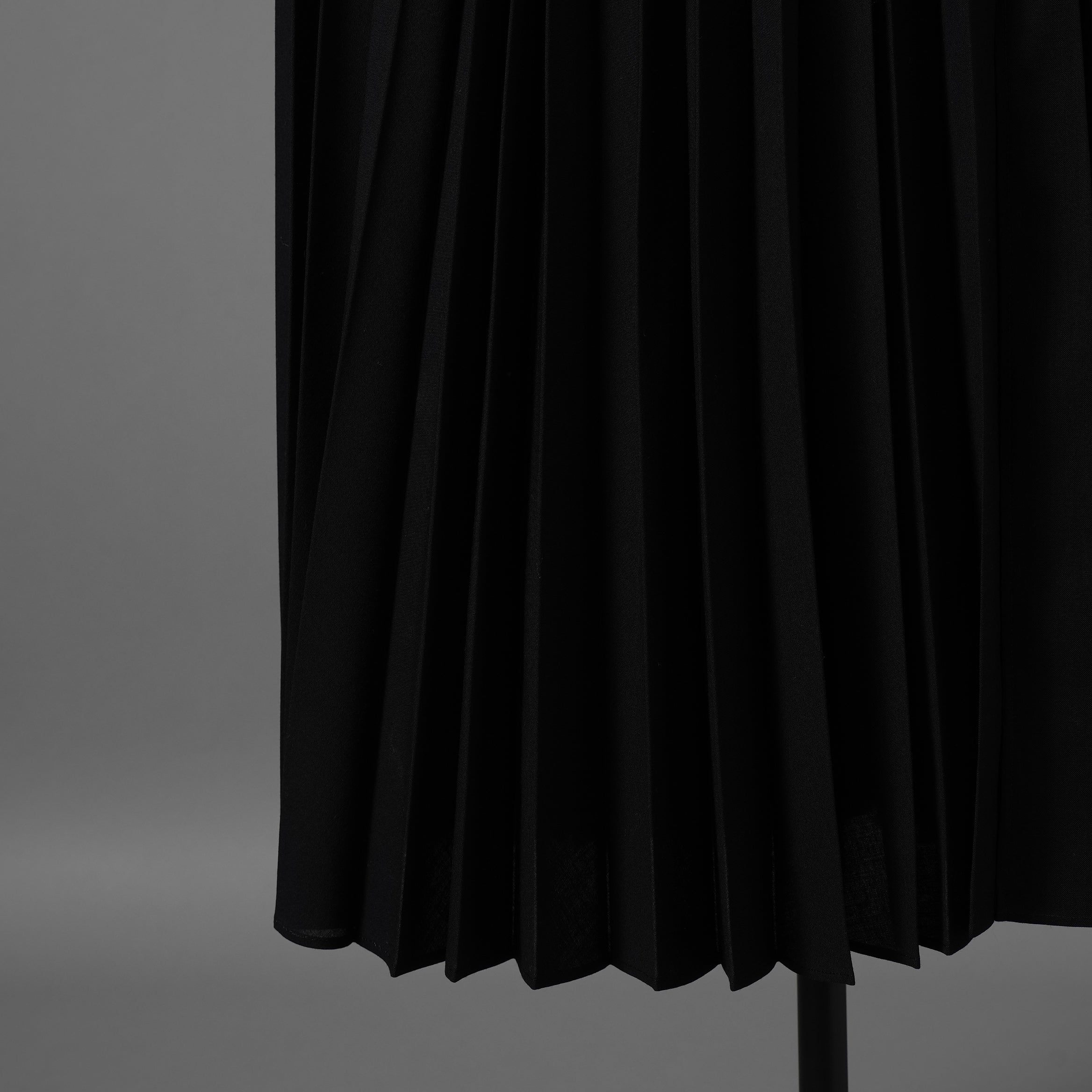 sacai サカイ/ 21SS / 異素材ドッキング プリーツスカート ロング イージーウエスト / 21-05399 /size1 (BLACK)