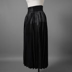 sacai サカイ/ 21SS / 異素材ドッキング プリーツスカート ロング イージーウエスト / 21-05399 /size1 (BLACK)