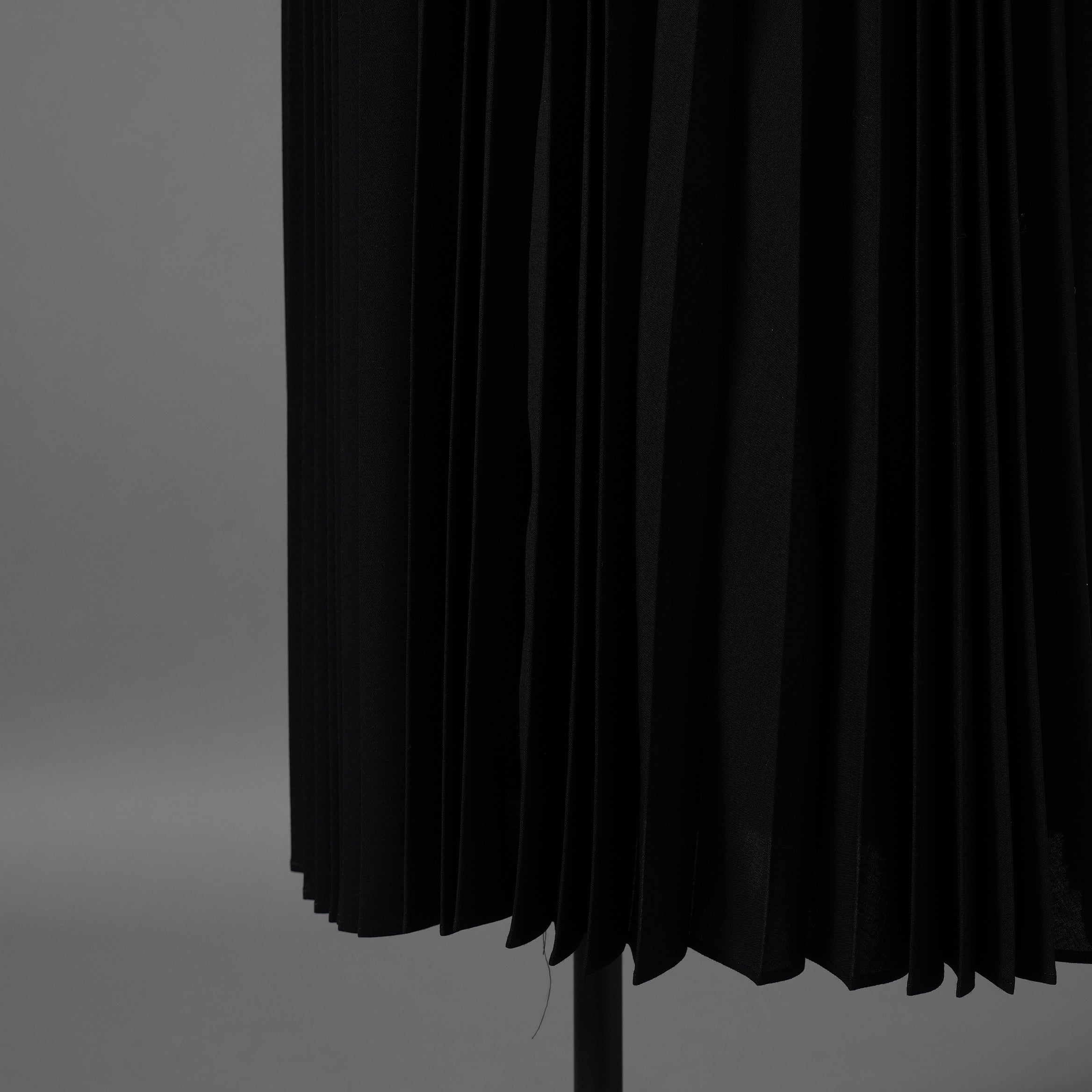 sacai サカイ/ 21SS / 異素材ドッキング プリーツスカート ロング イージーウエスト / 21-05399 /size1 (BLACK)