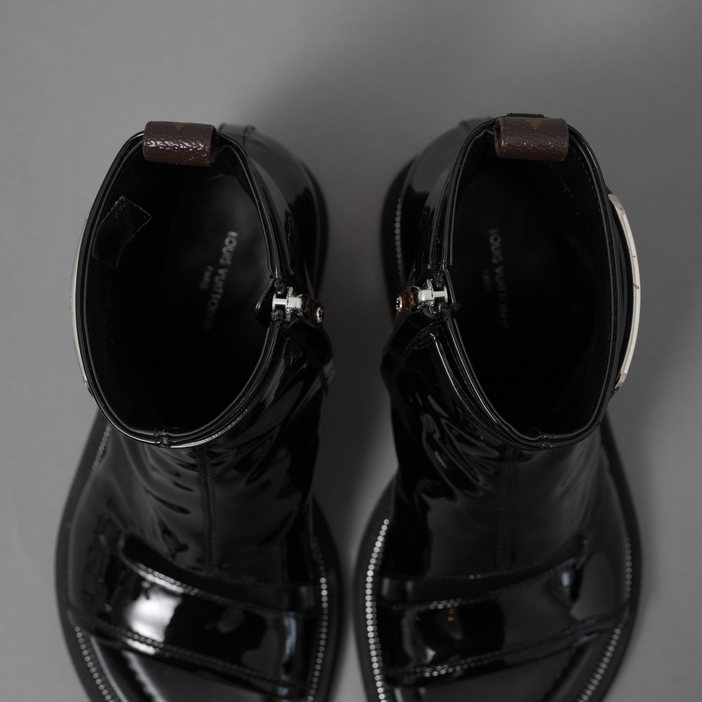 Louis Vuitton ルイヴィトン / 22SS ムーンライト ライン アンクルブーツ シューズ / NL1221 / size 36(23cm)  BLACK レディース