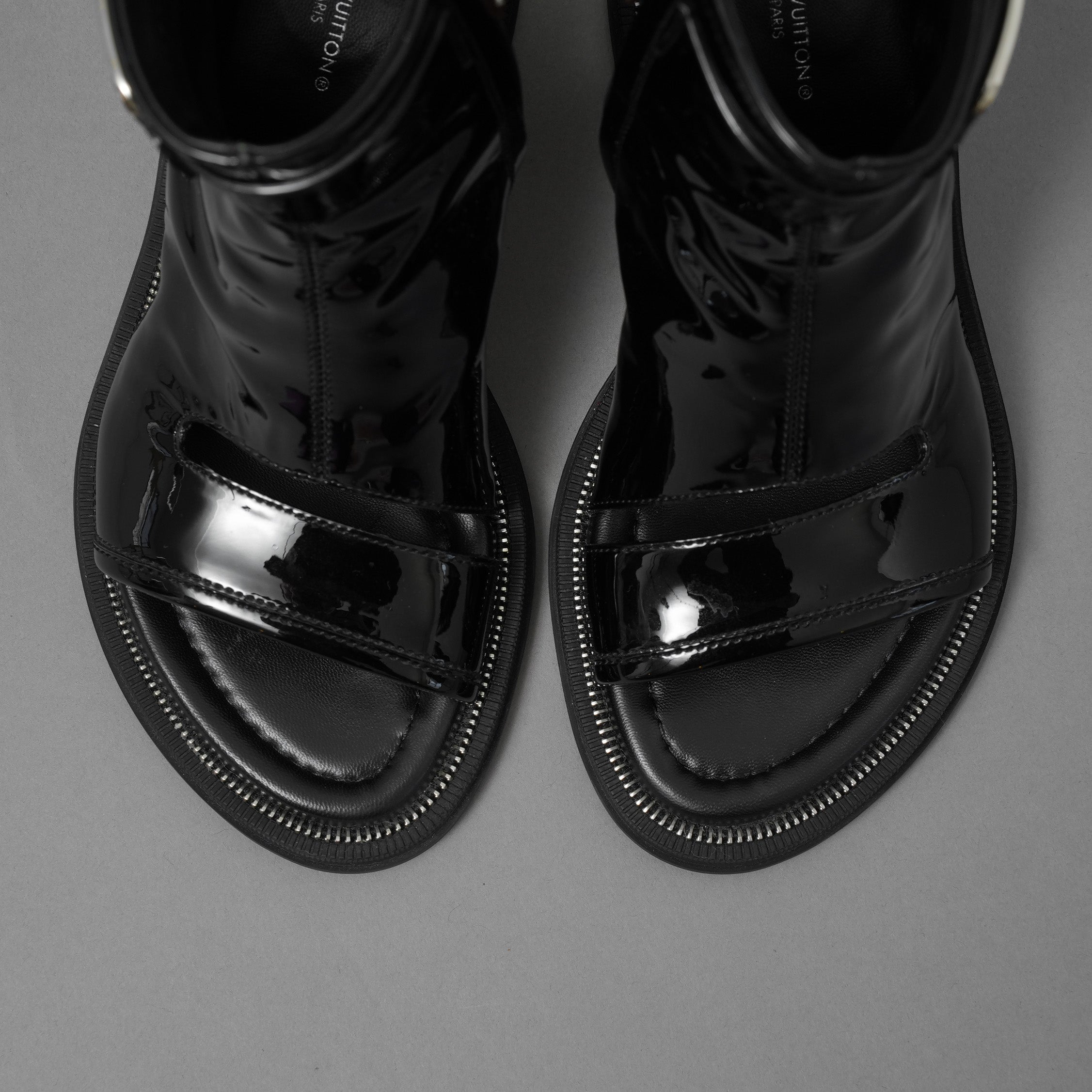 Louis Vuitton ルイヴィトン / 22SS ムーンライト ライン アンクルブーツ シューズ / NL1221 / size 36(23cm)  BLACK レディース