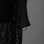 blackmeans ブラックミーンズ / 24SS 美品 メッシュ フーデット ロング ジャケット / 945-79GT-96-1 / size 3 (BLACK)