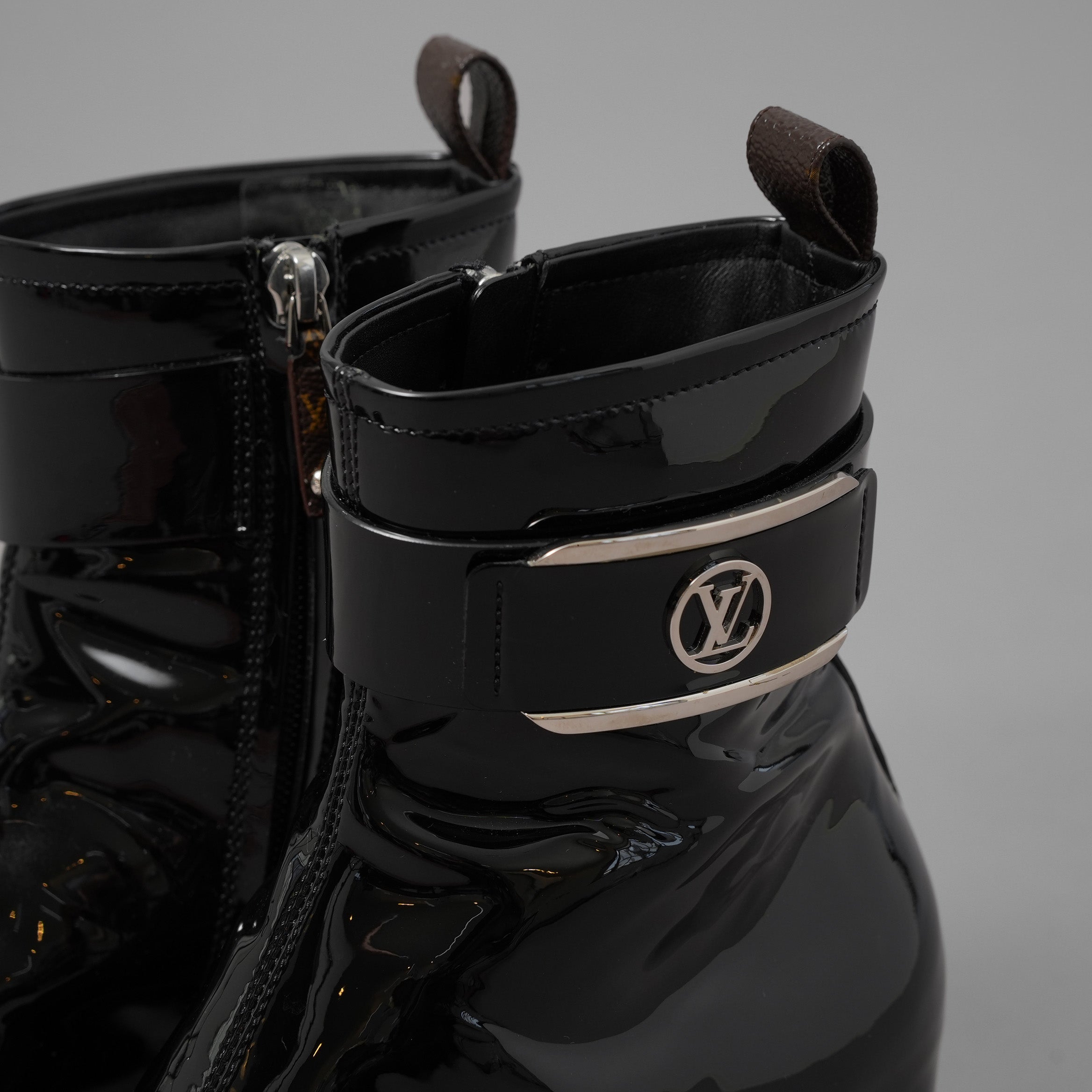 Louis Vuitton ルイヴィトン / 22SS ムーンライト ライン アンクルブーツ シューズ / NL1221 / size 36(23cm)  BLACK レディース