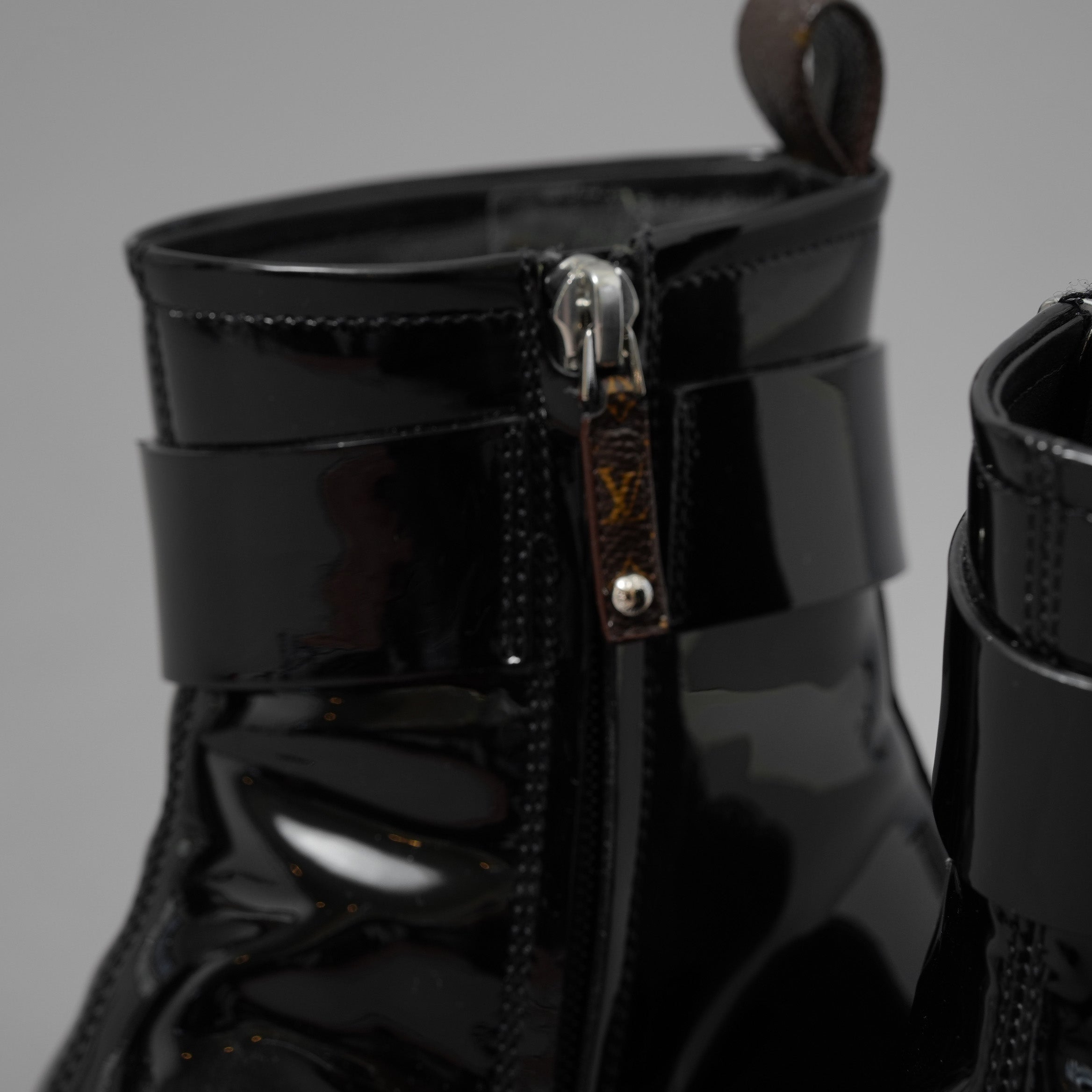 Louis Vuitton ルイヴィトン / 22SS ムーンライト ライン アンクルブーツ シューズ / NL1221 / size 36(23cm)  BLACK レディース