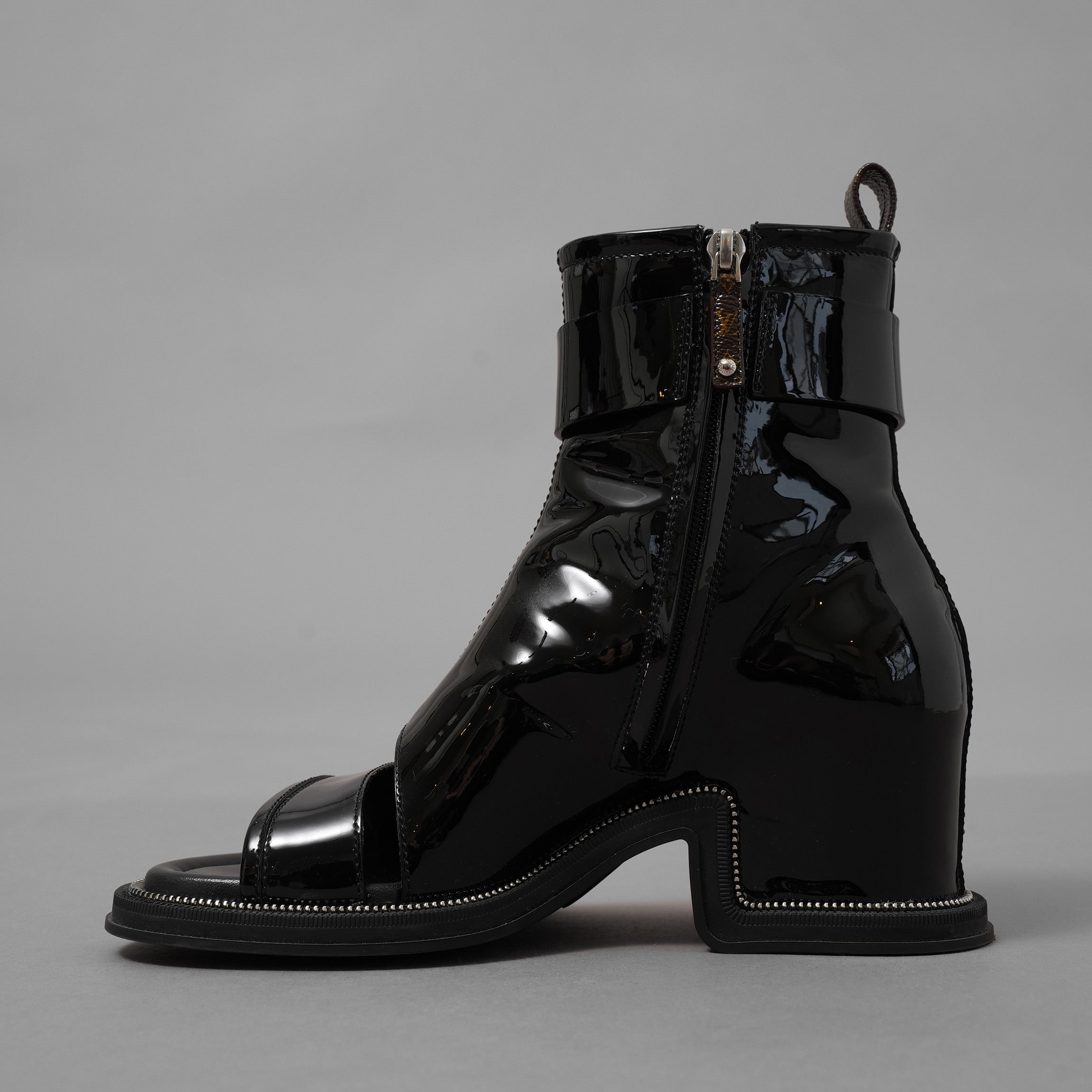 Louis Vuitton ルイヴィトン / 22SS ムーンライト ライン アンクルブーツ シューズ / NL1221 / size 36(23cm)  BLACK レディース