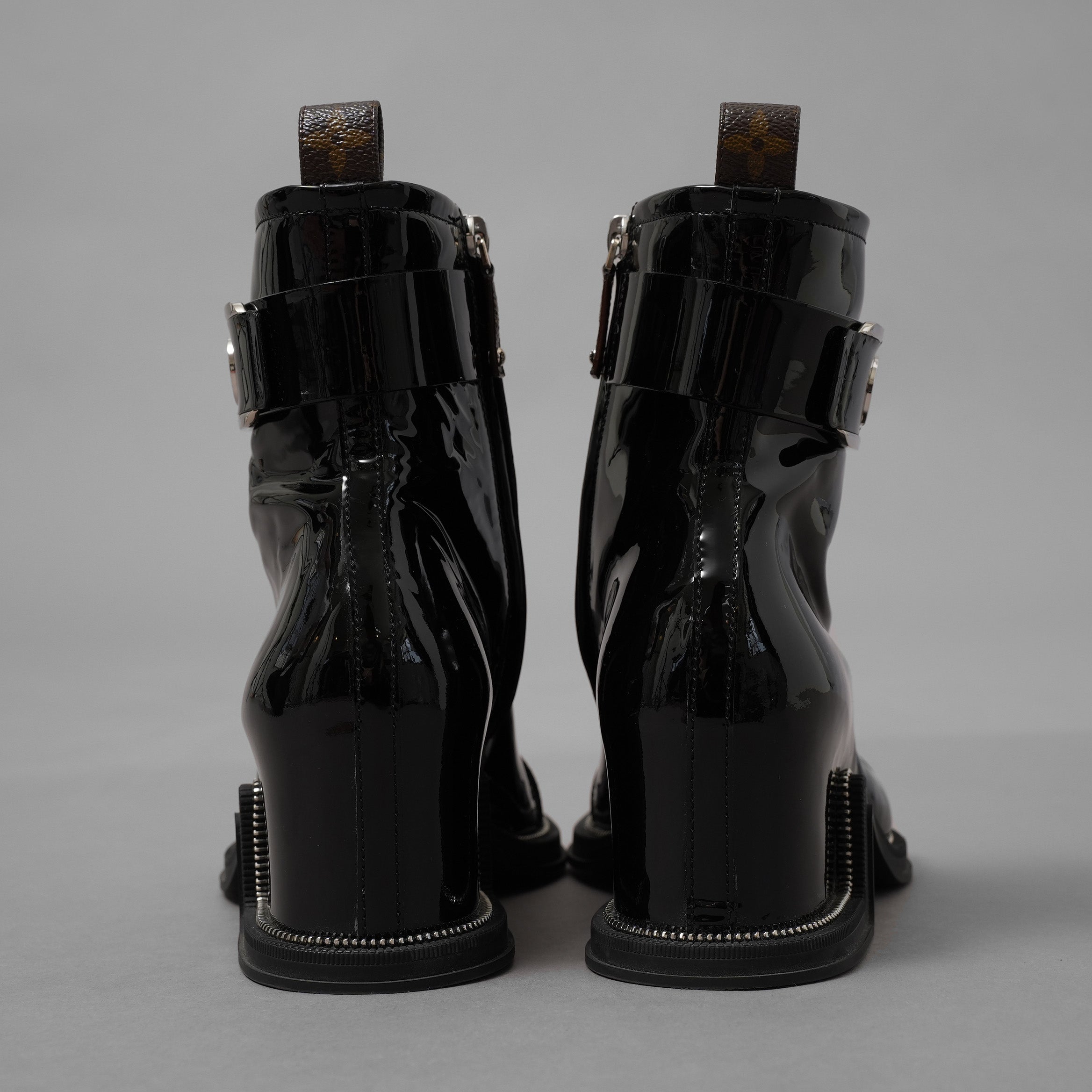 Louis Vuitton ルイヴィトン / 22SS ムーンライト ライン アンクルブーツ シューズ / NL1221 / size 36(23cm)  BLACK レディース