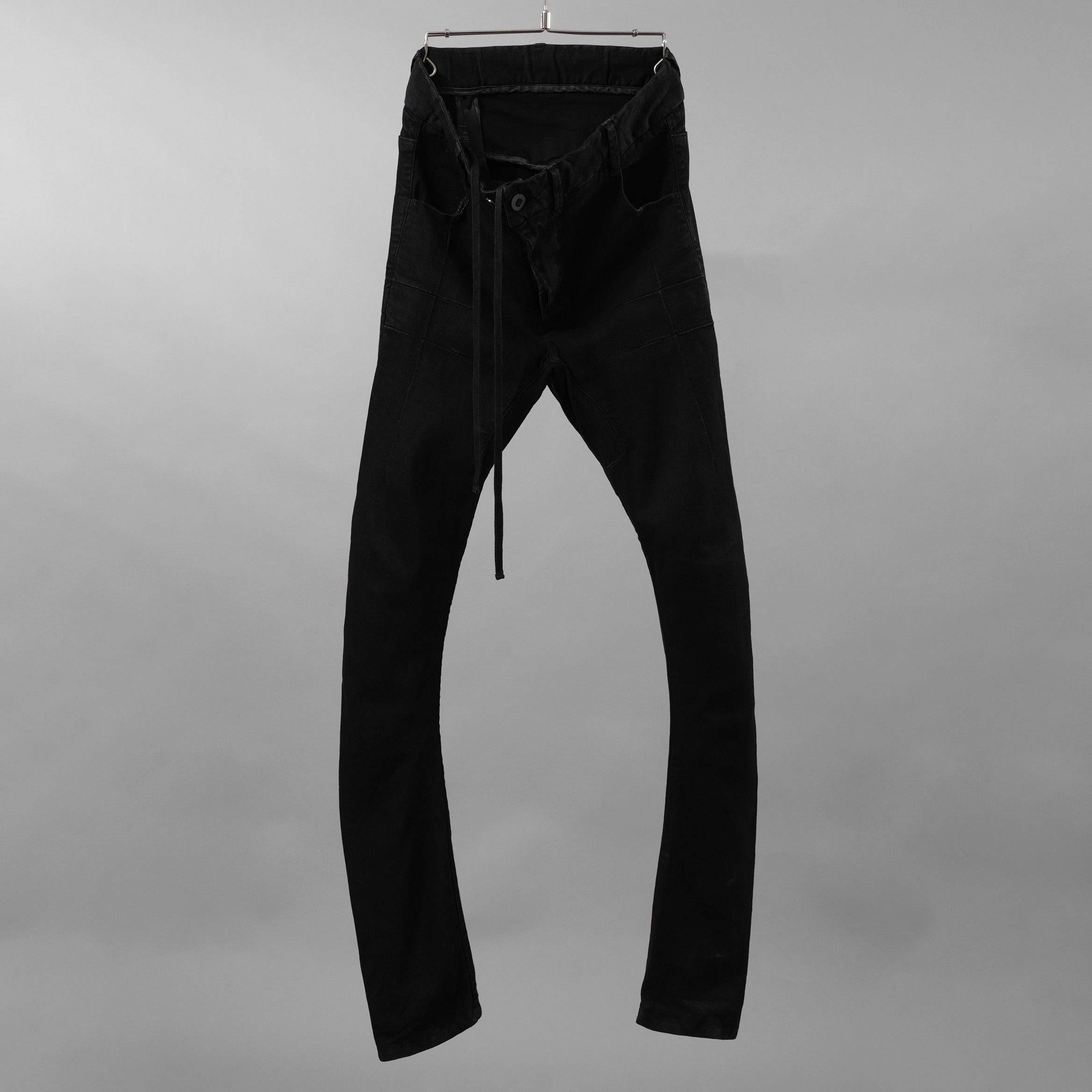 BORIS BIDJAN SABERI ボリスビジャンサベリ / 16SS P13 XTRATIGHT F1401M タイトフィット ストレッチデニム パンツ  / size  S (BLACK COLD DYED)