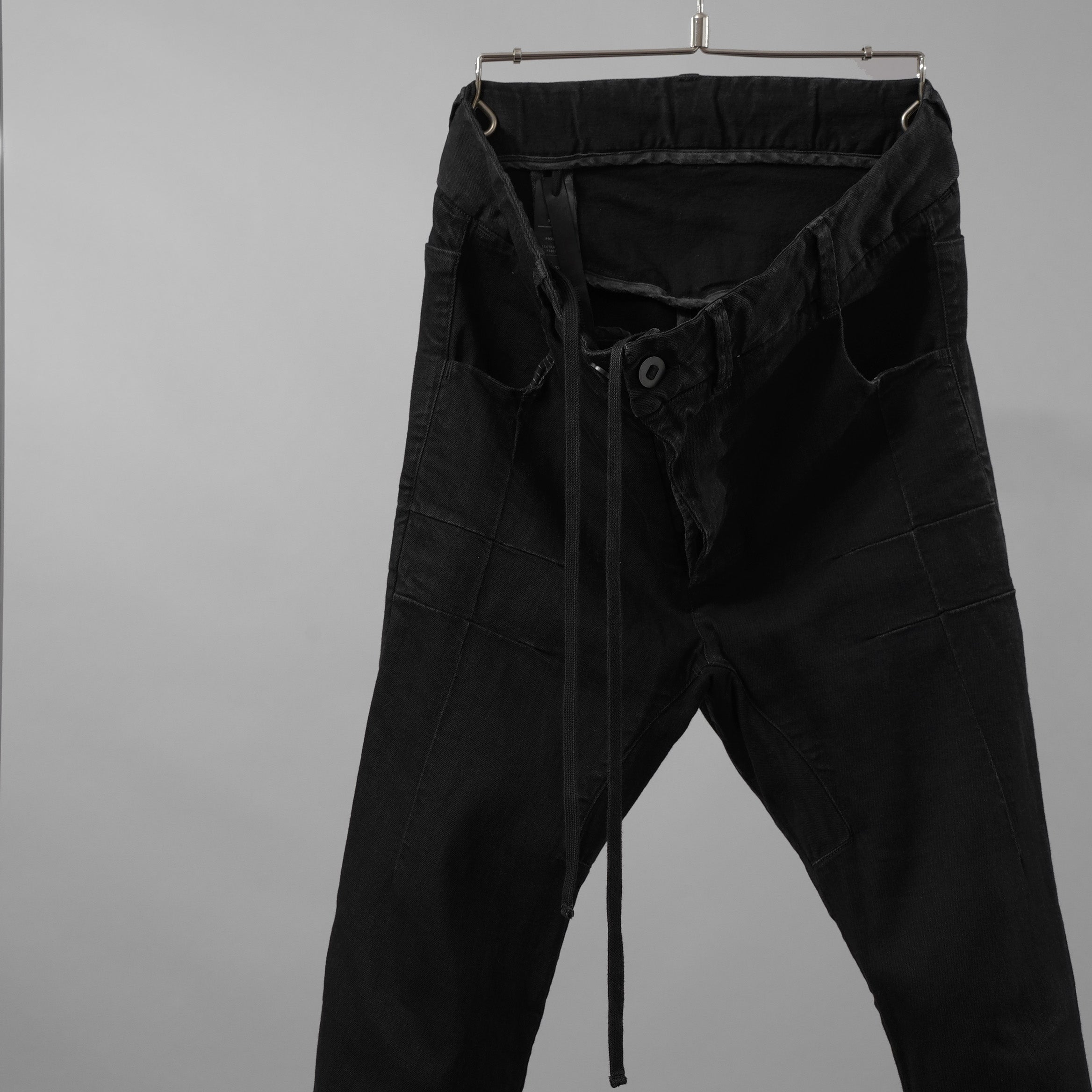 BORIS BIDJAN SABERI ボリスビジャンサベリ / 16SS P13 XTRATIGHT F1401M タイトフィット ストレッチデニム パンツ  / size  S (BLACK COLD DYED)