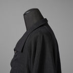 ZIGGY CHEN ジギーチェン / 24AW 美品 Stand Collar Long Shirt / リネン 長袖シャツ / OM2430722 /size 44 （BLACK）