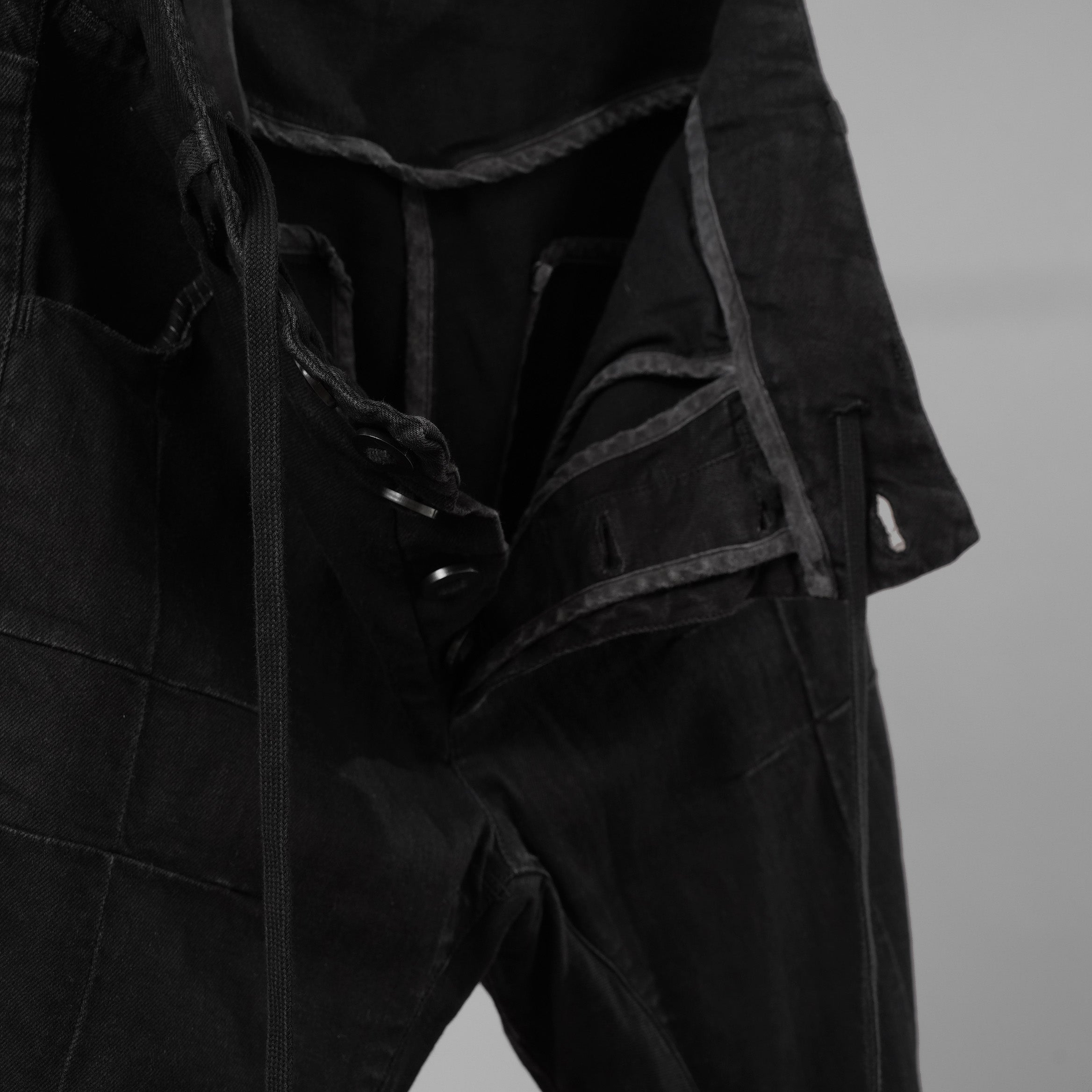 BORIS BIDJAN SABERI ボリスビジャンサベリ / 16SS P13 XTRATIGHT F1401M タイトフィット ストレッチデニム パンツ  / size  S (BLACK COLD DYED)