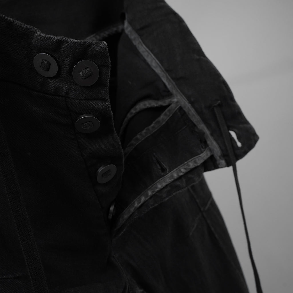 BORIS BIDJAN SABERI ボリスビジャンサベリ / 16SS P13 XTRATIGHT F1401M タイトフィット ストレッチデニム パンツ  / size  S (BLACK COLD DYED)