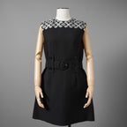 LOUIS VUITTON ルイヴィトン / 20AW 美品 モノグラム ノースリーブ ワンピース / RW202W / size 34 (BLACK) レディース