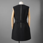 LOUIS VUITTON ルイヴィトン / 20AW 美品 モノグラム ノースリーブ ワンピース / RW202W / size 34 (BLACK) レディース