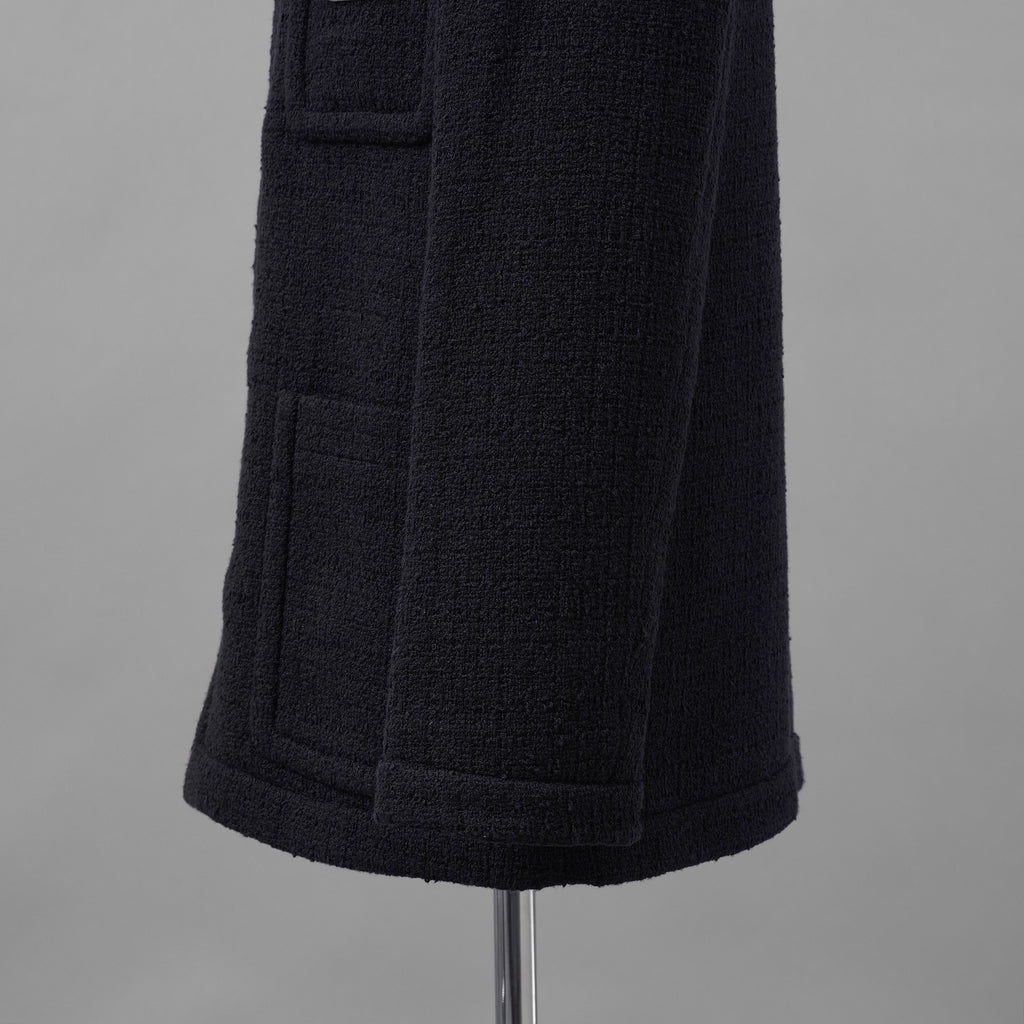 Valentino Garavani ヴァレンティノ ガラヴァーニ / 美品 23SS ロゴ シグネチャー ツイード ジャケット / 3V3CE2779GA / size 44 (NAVY)
