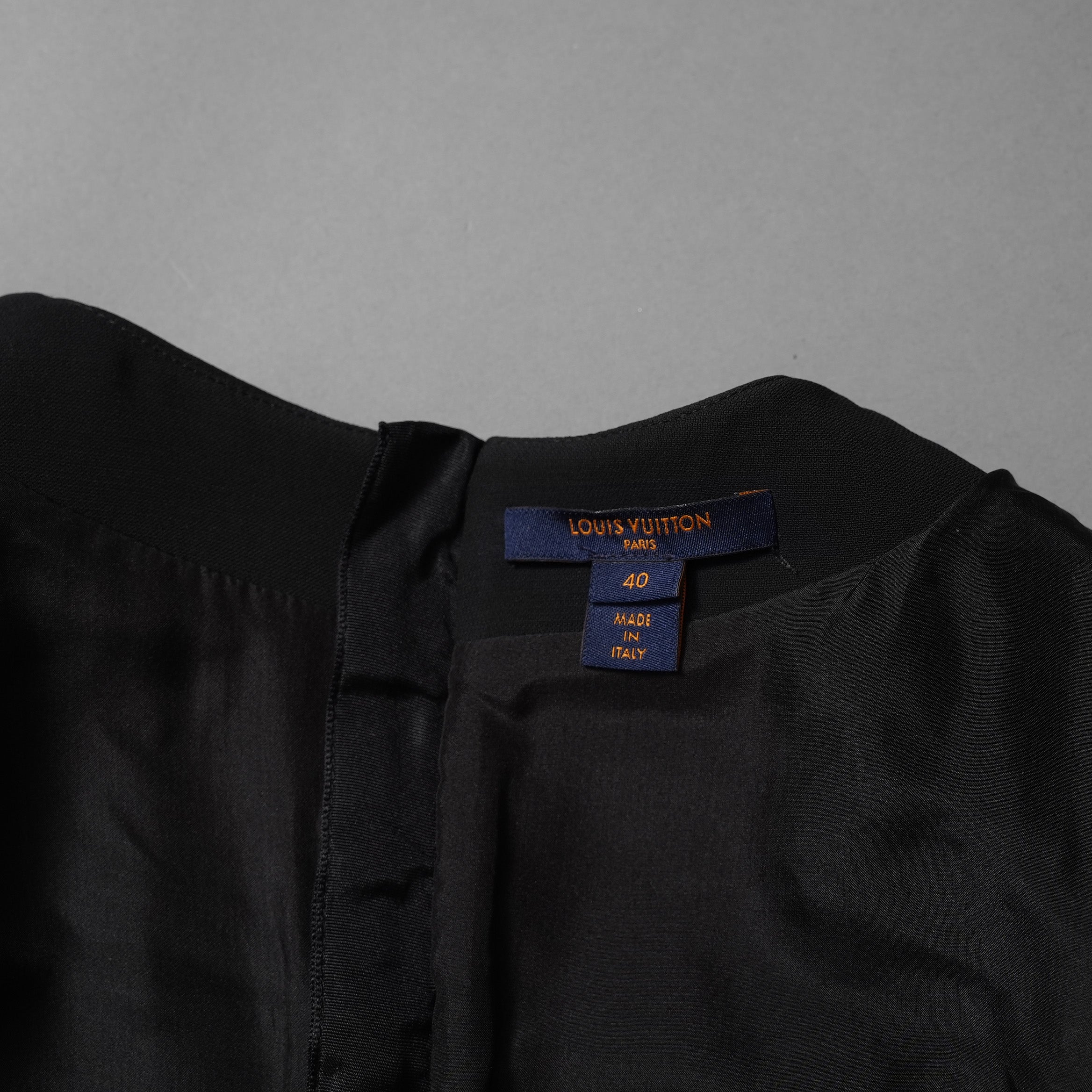 LOUIS VUITTON ルイヴィトン / 20AW 美品 モノグラム ノースリーブ ワンピース / RW202W / size 34 (BLACK) レディース