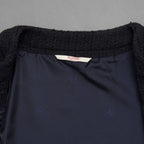 Valentino Garavani ヴァレンティノ ガラヴァーニ / 美品 23SS ロゴ シグネチャー ツイード ジャケット / 3V3CE2779GA / size 44 (NAVY)