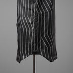 RICK OWENS リックオウエンス / 23SS 美品 EDFU GOLF SHIRT / ストライプ 半袖 シャツ / RU01C4292-JP1 / size 48 (BLACK)