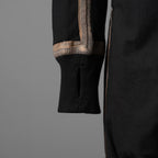 希少 BORIS BIDJAN SABERI ボリスビジャンサベリ / HYBRID ZIPPER3.1 ST  long Hooded Zip Jacket - Reversible - Seam Taped - Object Dyed / FKU10001 + FTO00002 / ロング フーディー ジャケット / size S (BLACK）