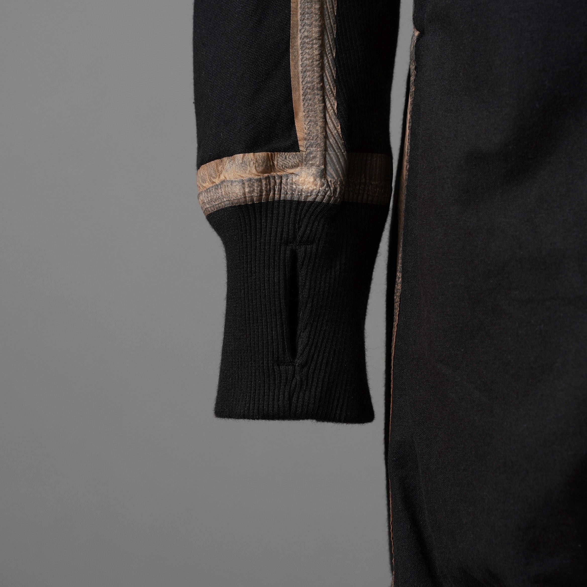 希少 BORIS BIDJAN SABERI ボリスビジャンサベリ / HYBRID ZIPPER3.1 ST  long Hooded Zip Jacket - Reversible - Seam Taped - Object Dyed / FKU10001 + FTO00002 / ロング フーディー ジャケット / size S (BLACK）