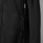 希少 BORIS BIDJAN SABERI ボリスビジャンサベリ / HYBRID ZIPPER3.1 ST  long Hooded Zip Jacket - Reversible - Seam Taped - Object Dyed / FKU10001 + FTO00002 / ロング フーディー ジャケット / size S (BLACK）