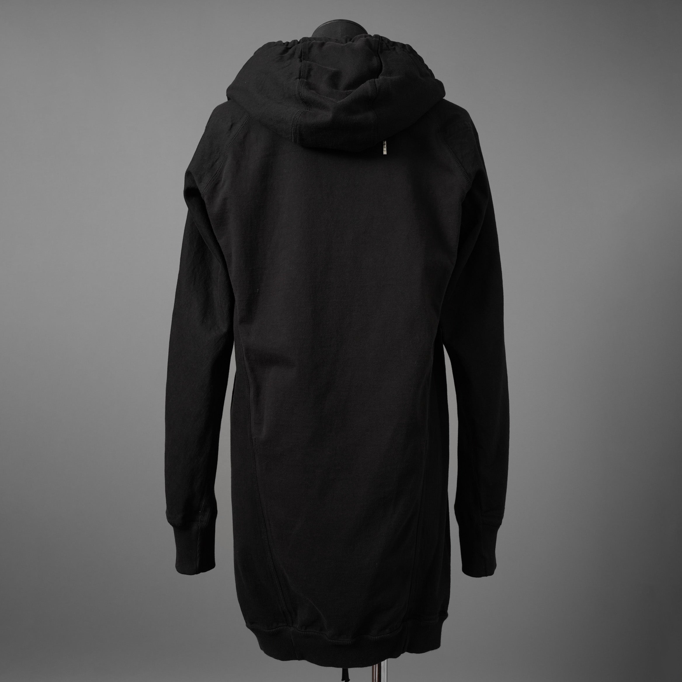希少 BORIS BIDJAN SABERI ボリスビジャンサベリ / HYBRID ZIPPER3.1 ST  long Hooded Zip Jacket - Reversible - Seam Taped - Object Dyed / FKU10001 + FTO00002 / ロング フーディー ジャケット / size S (BLACK）